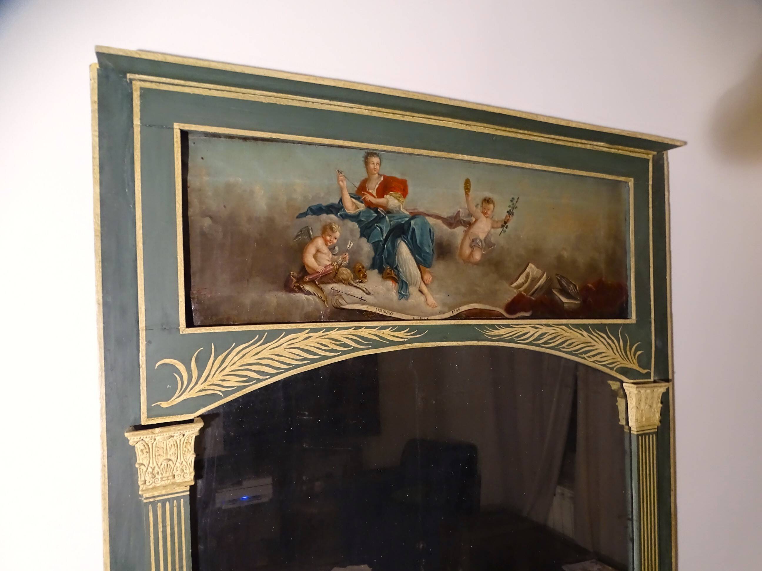 Trumeau Painted wood Early 19th century