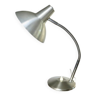 Lampe aluminor en métal chromé, années 60 70