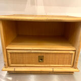 Vintage rattan bedside Dal Vera
