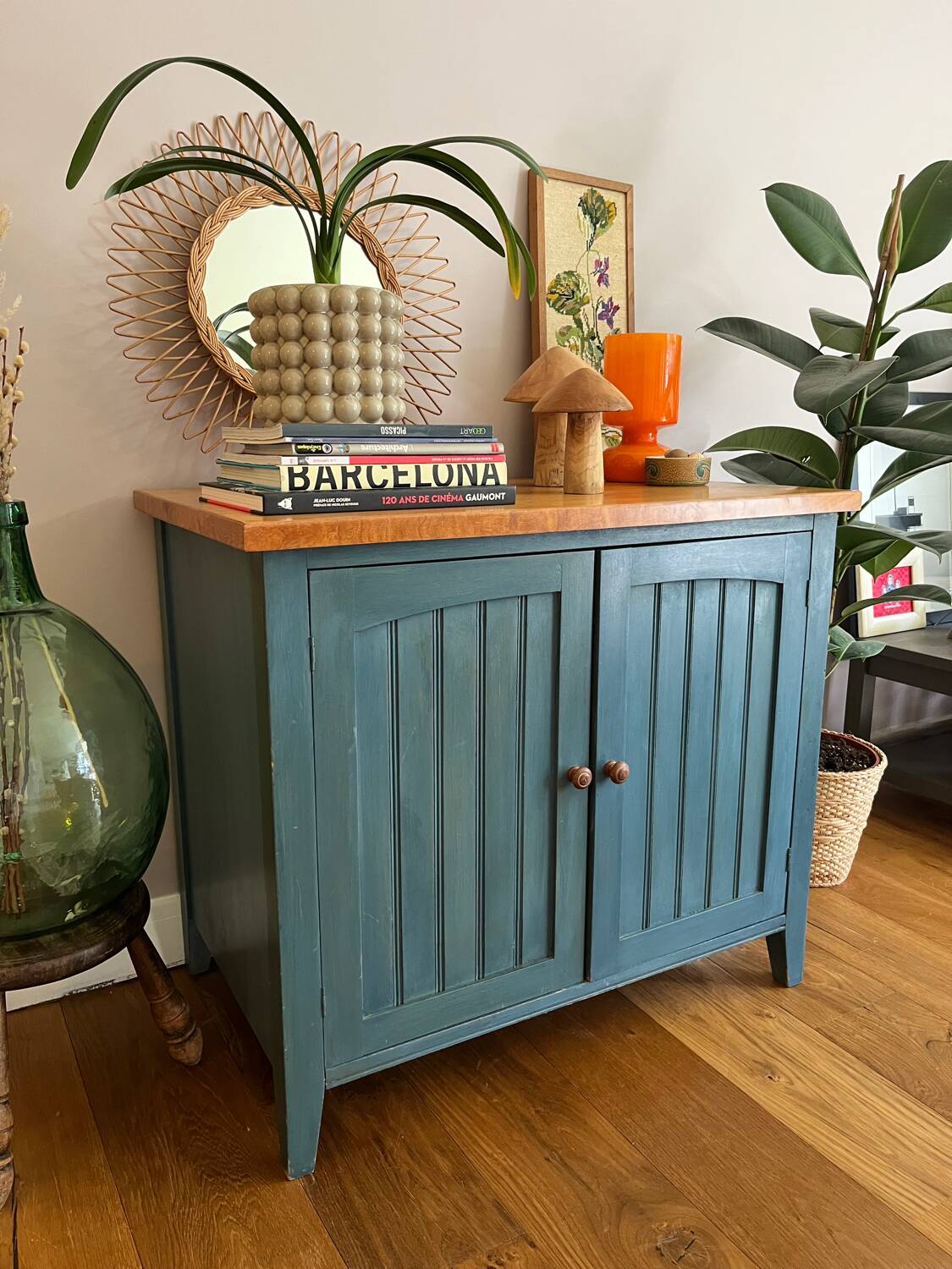 Small Parisian buffet vintage jam cabinet