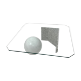 Massimo Vignelli marble coffee table, 1980