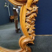 carved mirror in the spirit of Viardot – Decor with dragon and putto