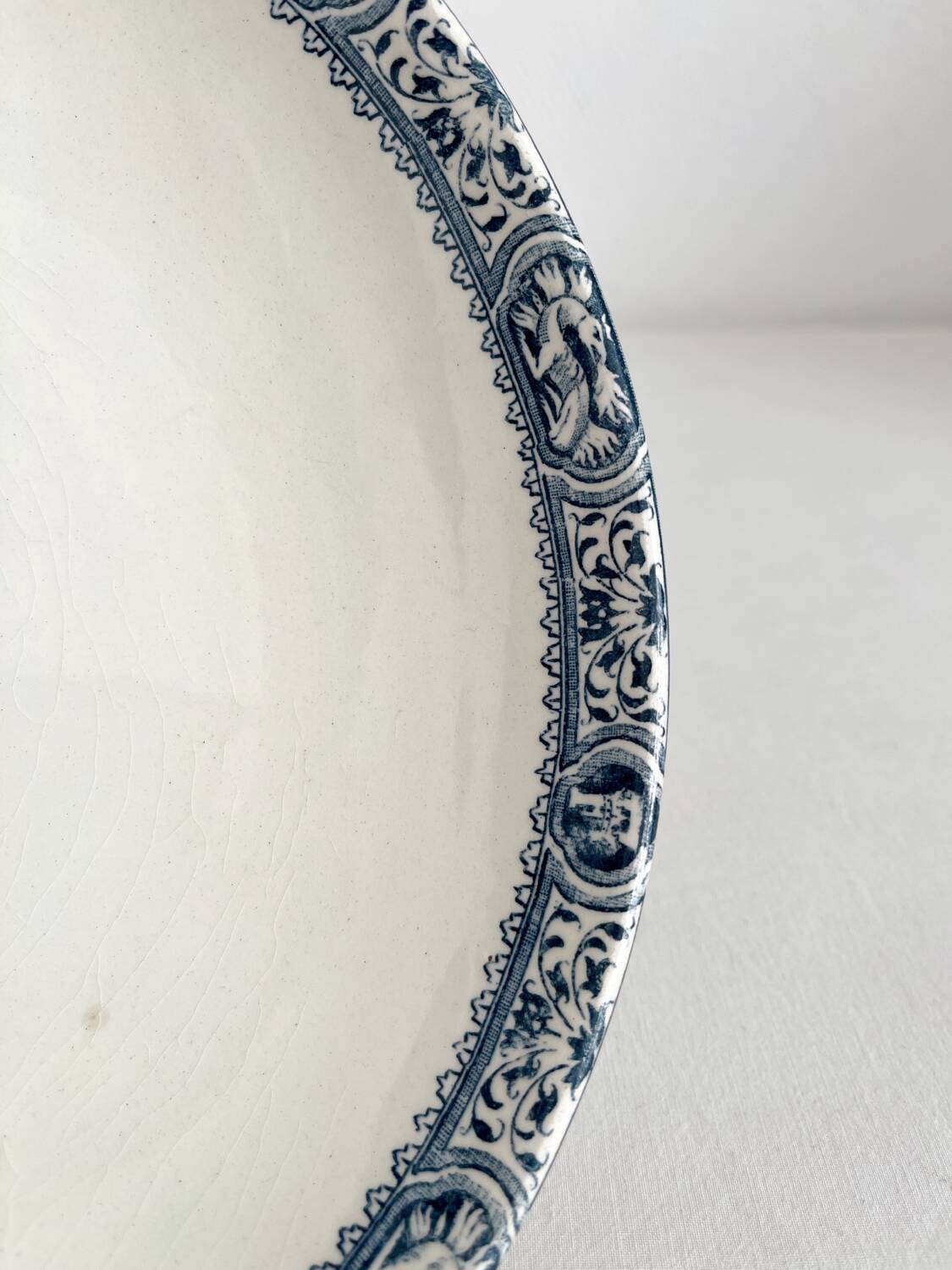 Iron earth compote bowl “François 1st” Salins