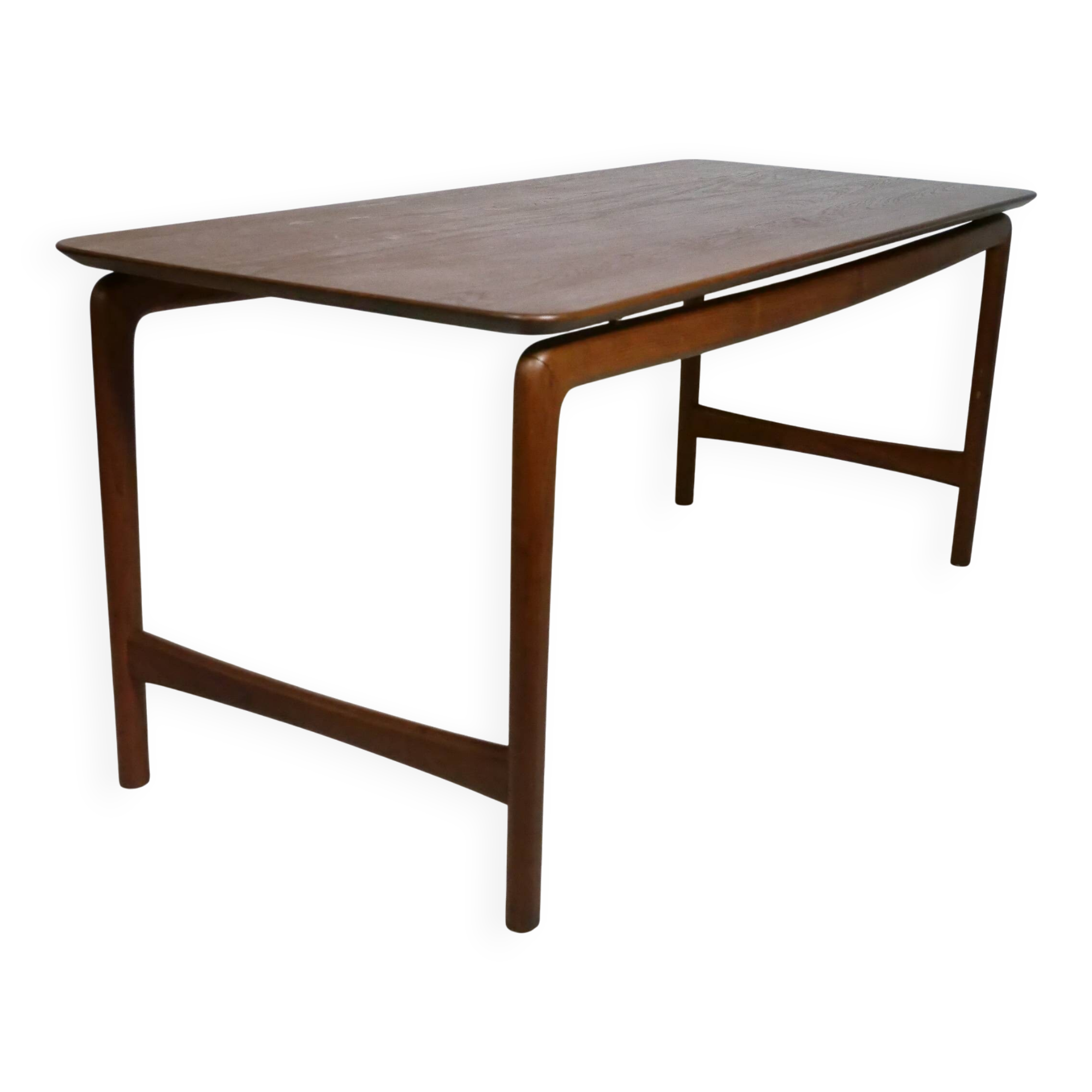Table basse en teck de Peter Hvidt et Orla Mölgaard Nielsen, FD 15/54, années 1950