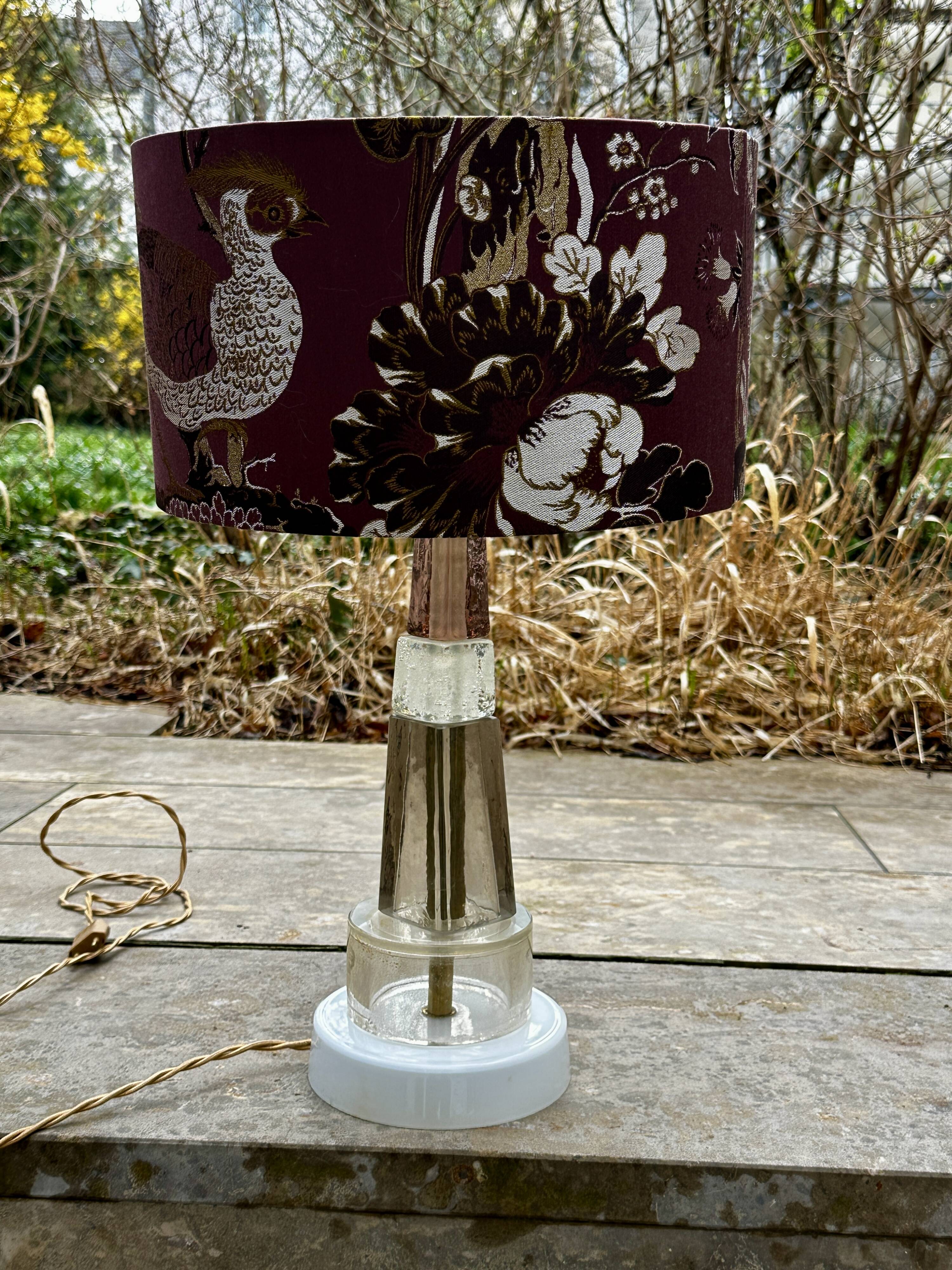 Antique Venetian lamp made of Murano glass