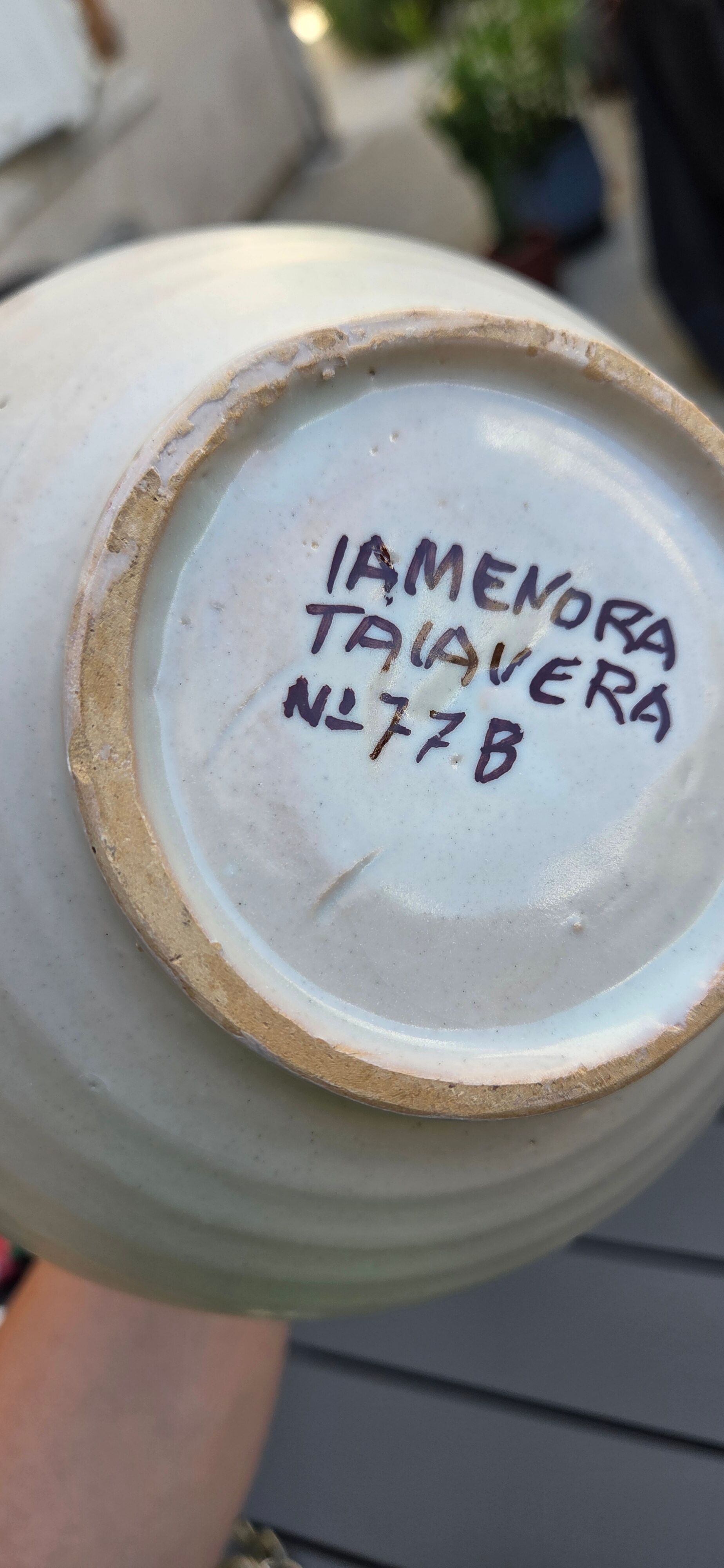 Ceramic vase TALAVERA LA MENORA