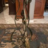 Louis XIV style wrought iron pot holder