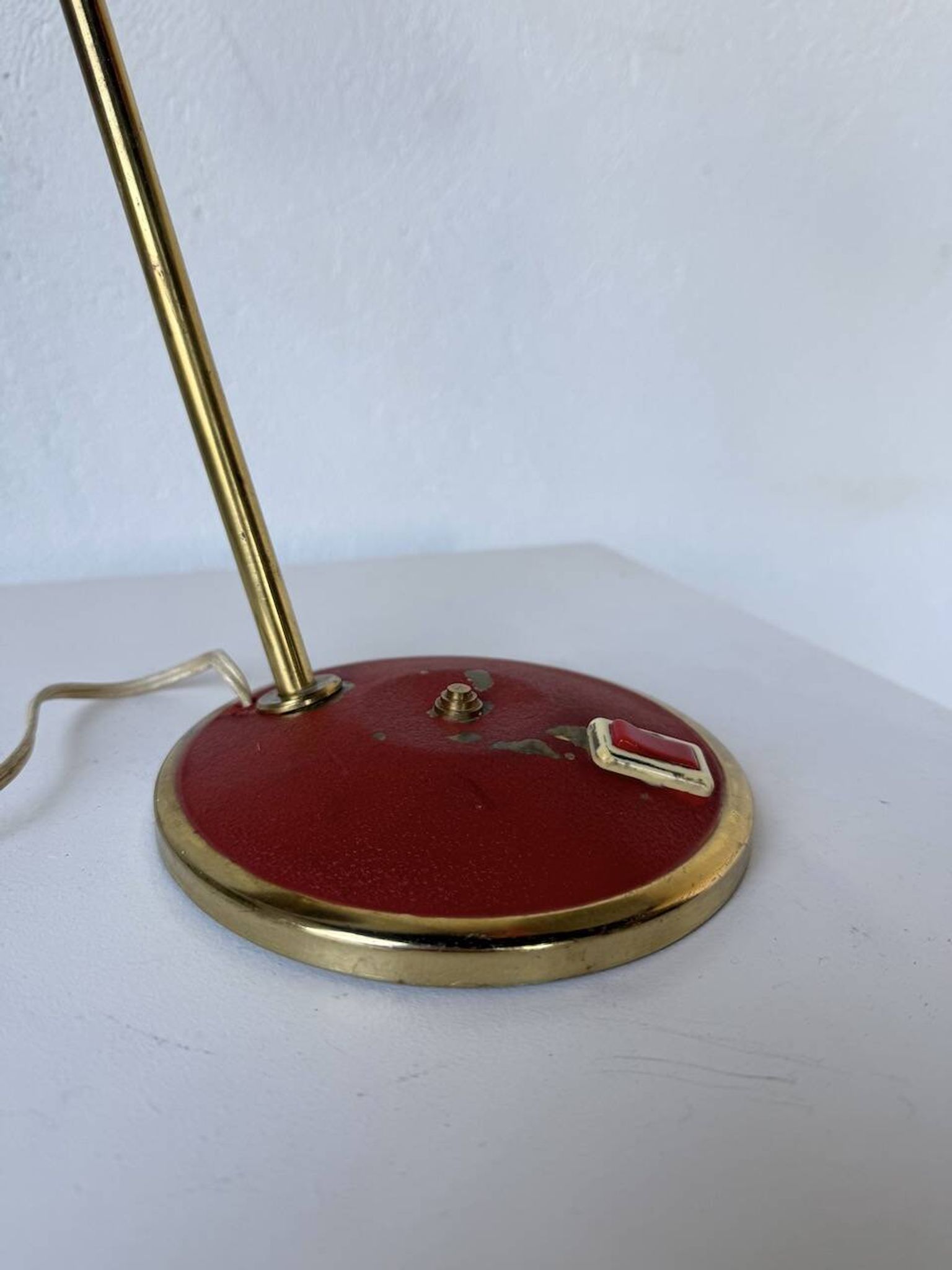 Lampe de bureau années 50 « diabolo » Aluminor