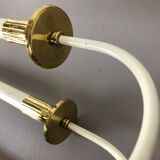 Set of 2 Original Brass Wall Lights Vereinigte Werkstätten München, Germany 1950