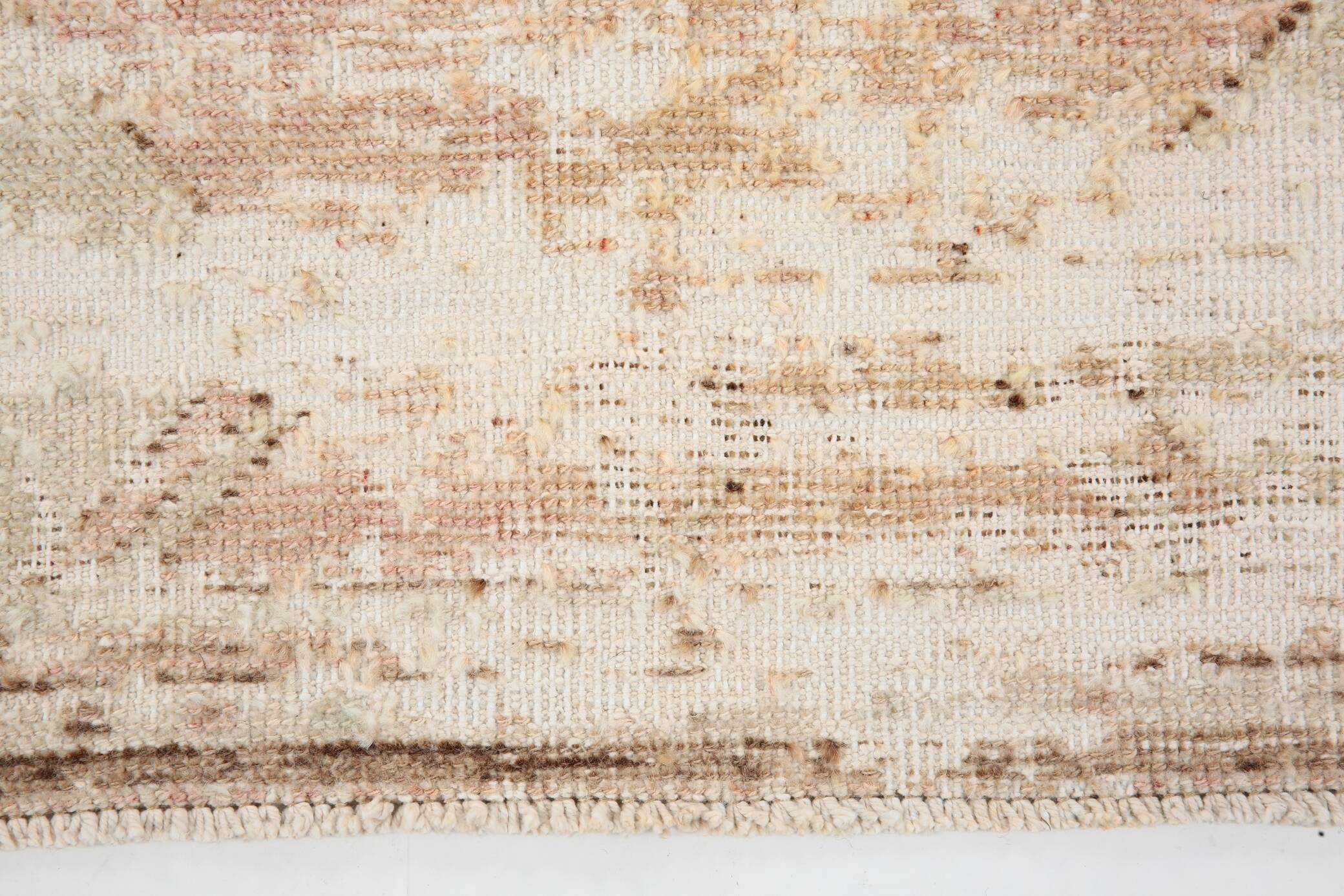 3x11 Rug For Kitchen Brown Beige Turkish Runner Rug, 86x325Cm SK 5286