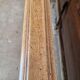 Low walnut headboard