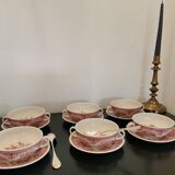 12 soup bowls and saucer service Villeroy&Boch Saar