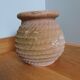 Terracotta jar pot rope decoration Goicoechea Basque Country