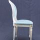 Lot de 3 chaises médaillon style Louis XV