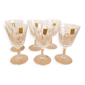 Set of 6 vintage VMC Reims aperitif glasses