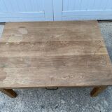 Rustic Farmhouse Coffee Table with 1 Drawer 1950