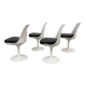 4 chaises pivotantes Eero Saarinen par Knoll