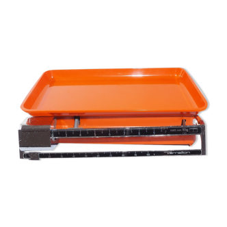 Vintage orange household scale