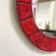 Vintage handcrafted ceramic mirror, 1970s