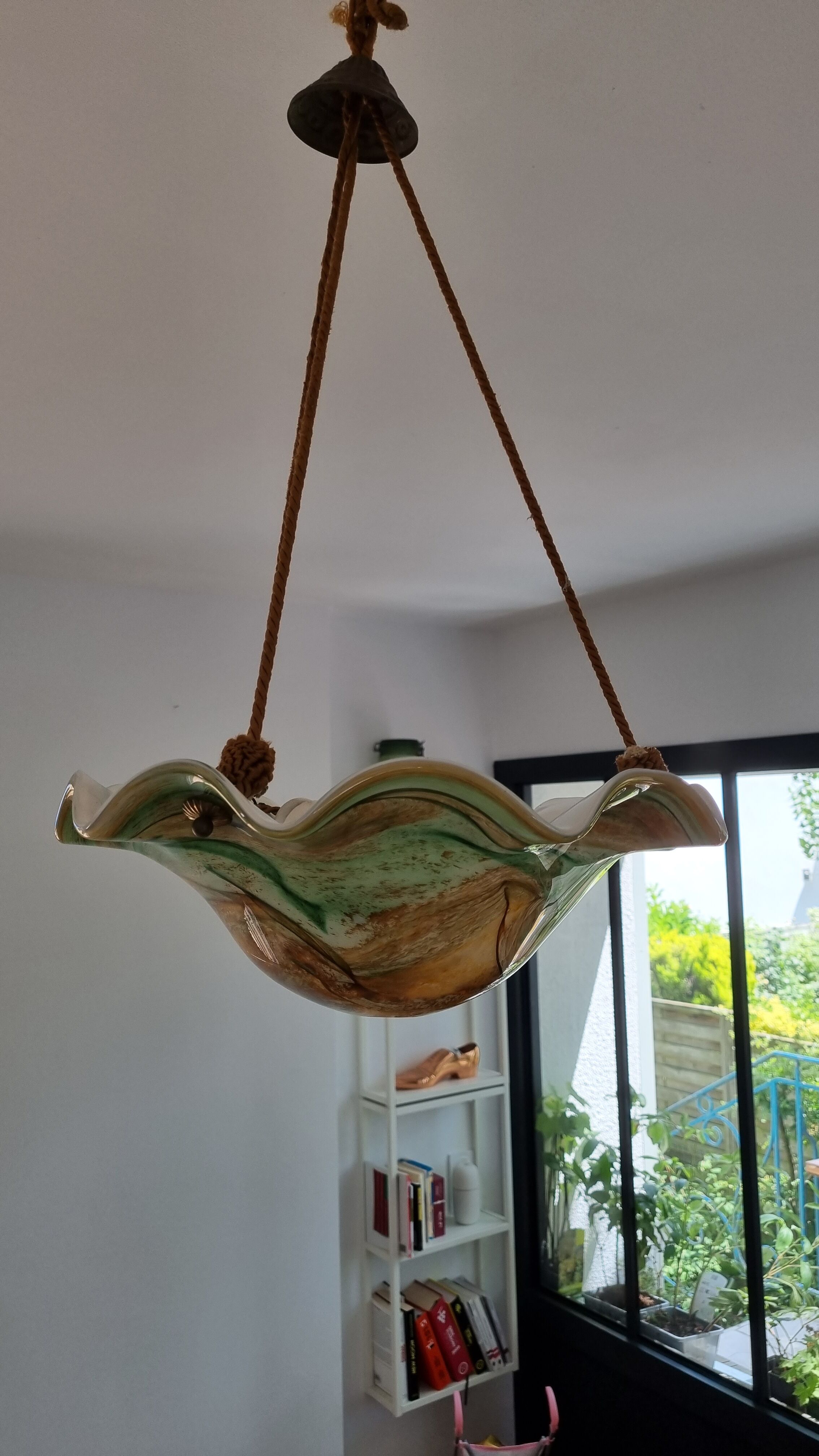 Vintage art deco pendant lamp