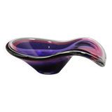 Beautiful dish/bowl in many coloured glass.