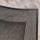 Fireplace screen in metal with cast iron fleur-de-lis.