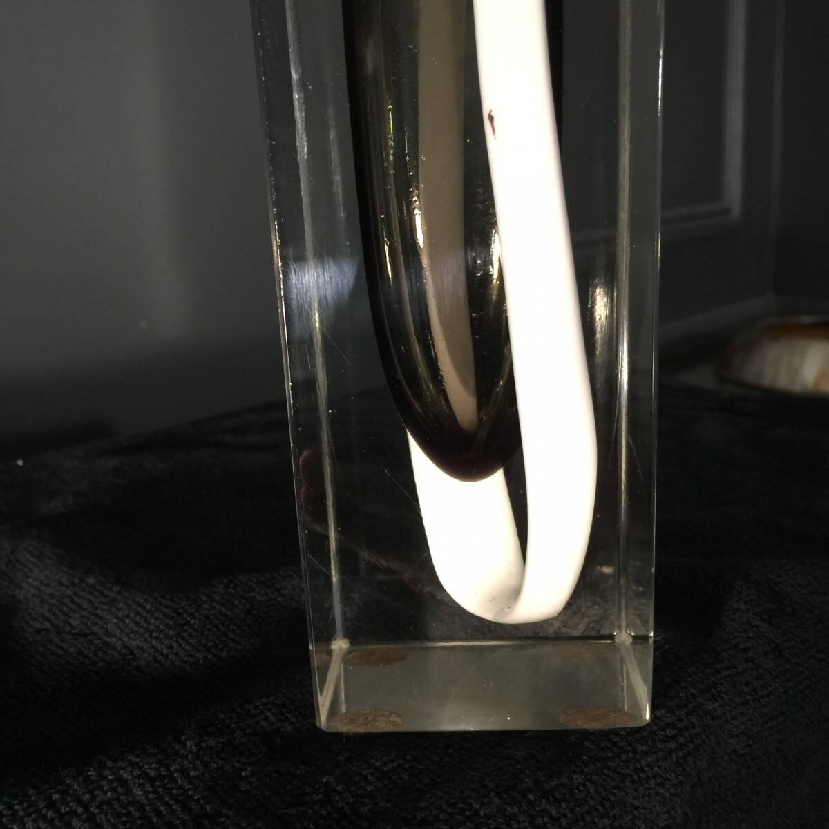 FLAVIO POLI for SEGUSO Vetri d'arte, Multi-layered glass vase, Murano, circa