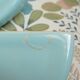 Set of 2 blue porcelain shelves, Porcher 1960