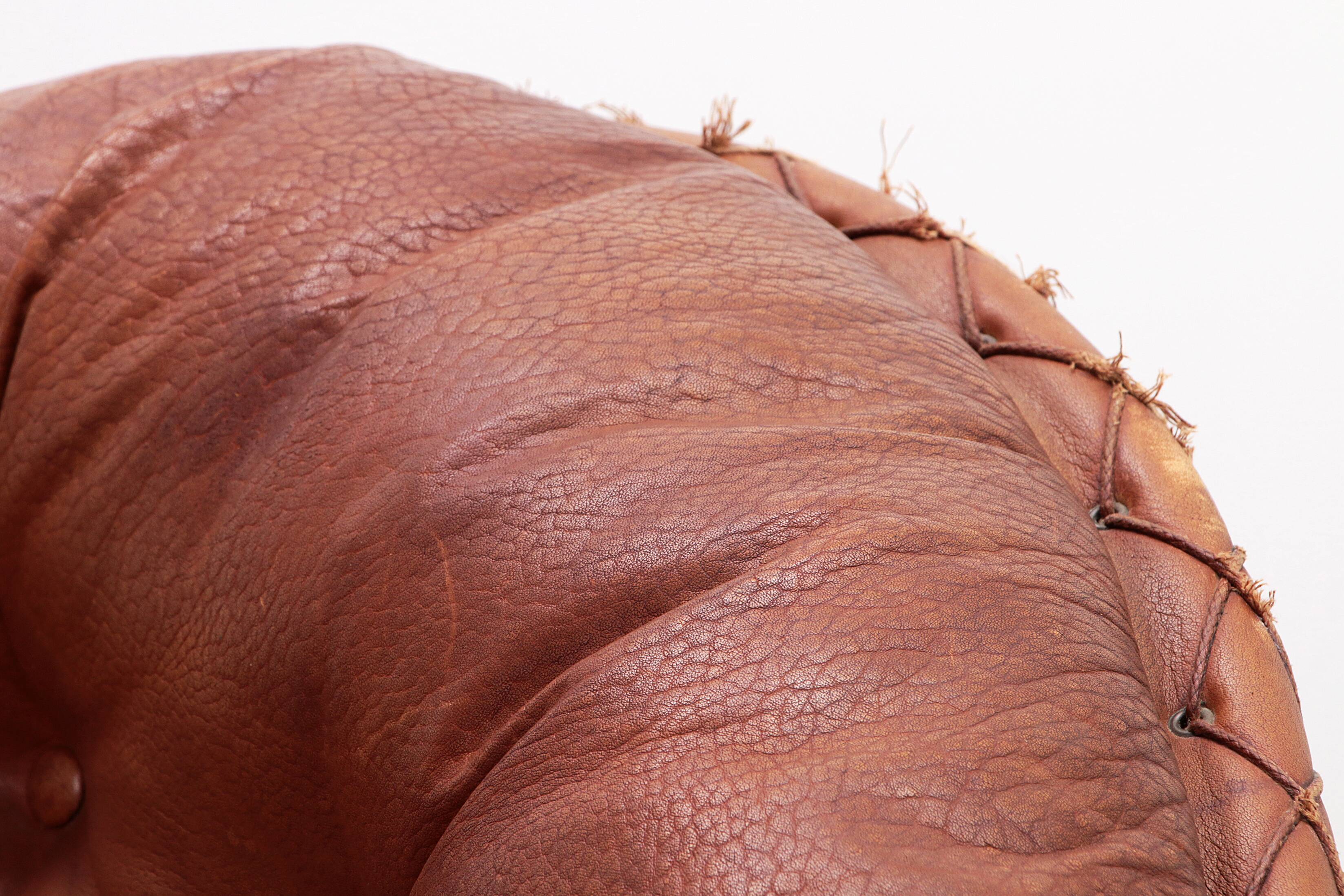 Lounge Set in Cognac color by Illum Wikkelsø for Ryesberg Møbler, 1970