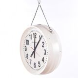 Double vintage station clock