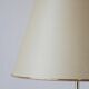Vintage 1960s Scandinavian style floor lamp in teak and brass.