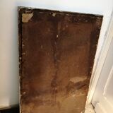 Vintage wood mercury mirror