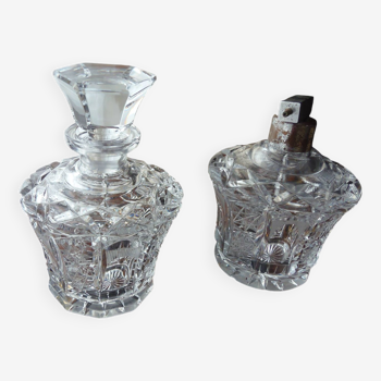 set of two BACCARAT toiletry bottles