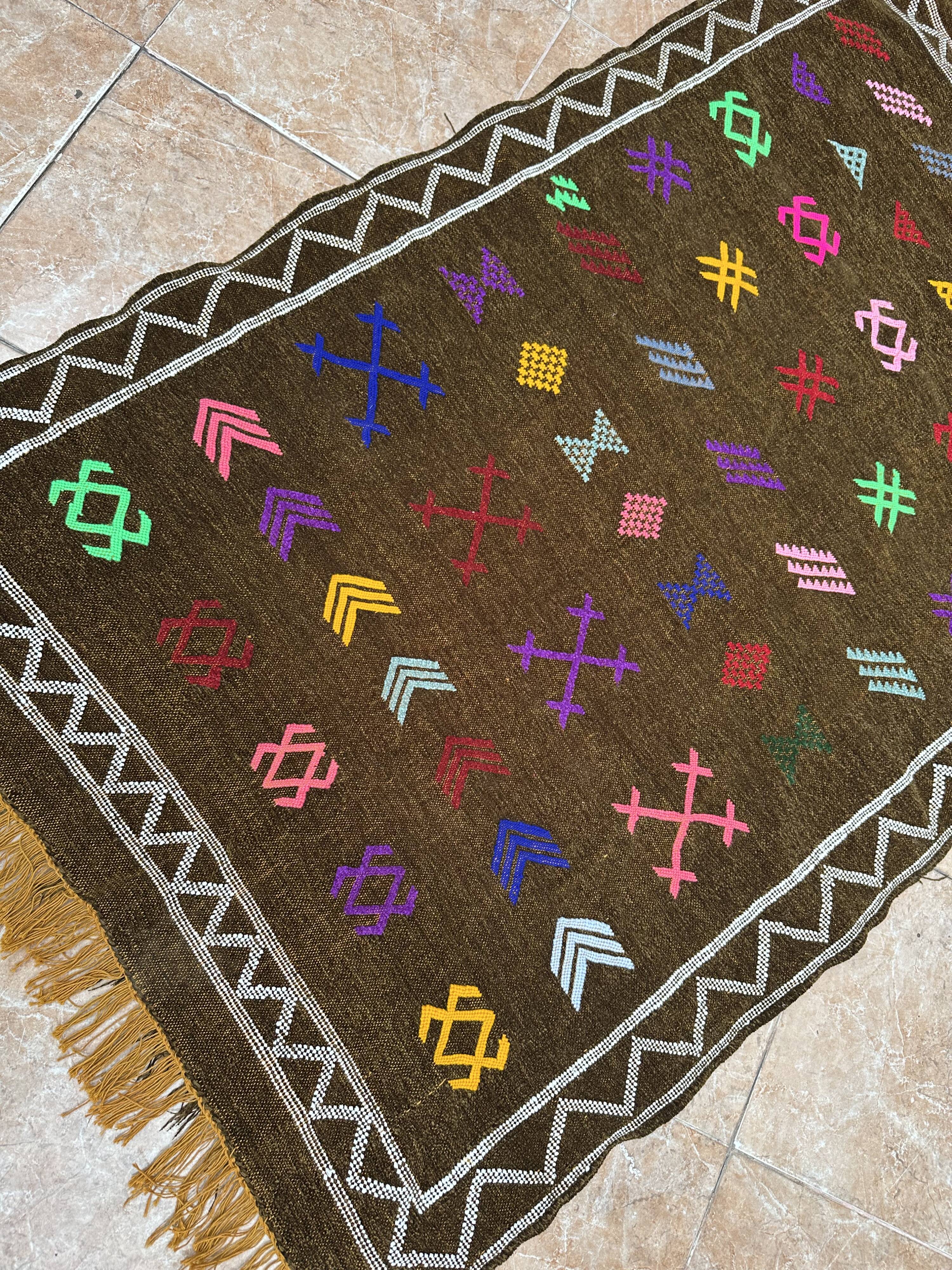 Moroccan rug - handmade rug - Berber wool rug - Floor rug