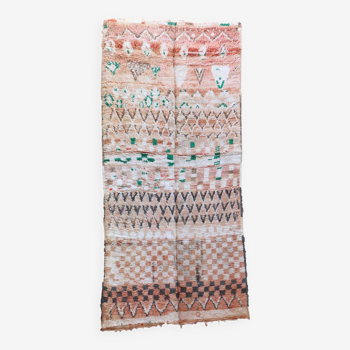 Boujad. vintage moroccan rug, 135 x 304 cm