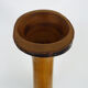Jacaranda wood vase from the 80s
