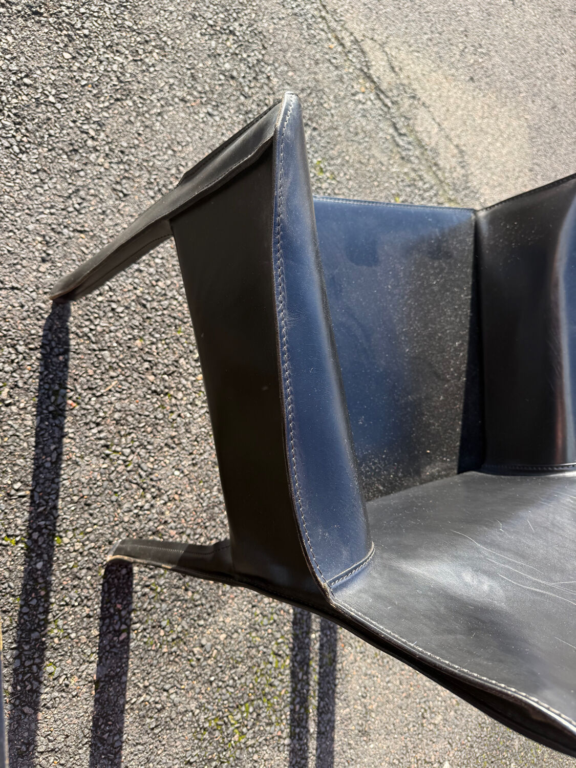 Cassina CAB 413 black armchair