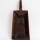 Grain shovel, spice shovel in engraved wood - Folk art
