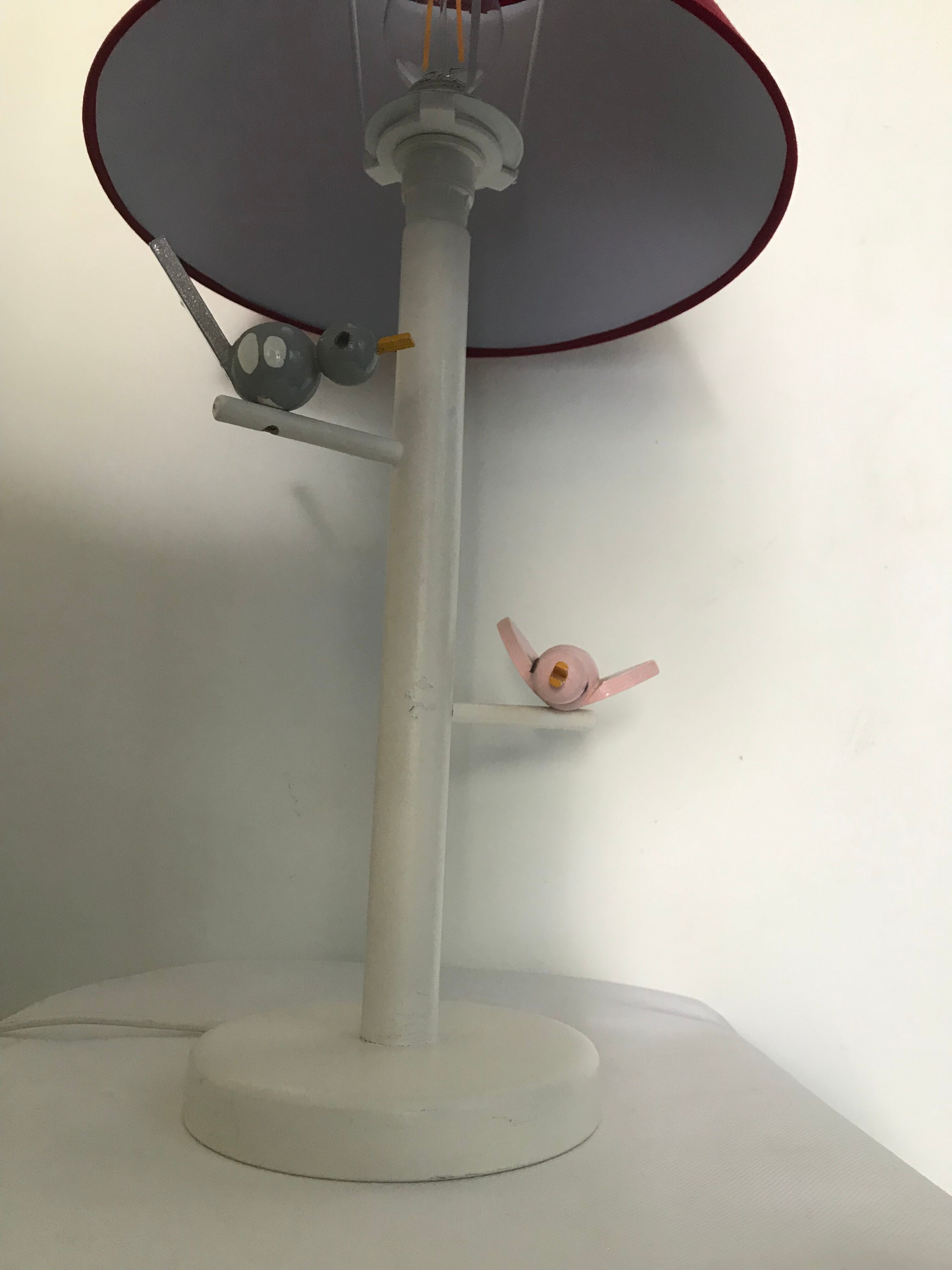 Wooden children's lamp Maison Bonnichon Paris 1960