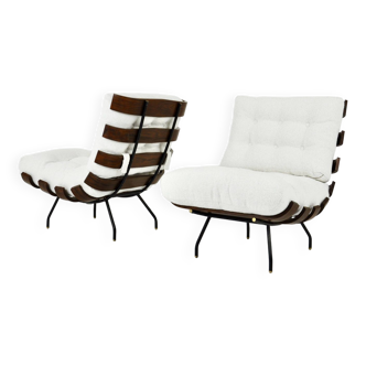 Costela armchairs by Martin Eisler & Carlo Hauner for Forma, 1950s, set of 2