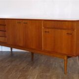 Vintage Scandinavian teak sideboard from the 1960s
