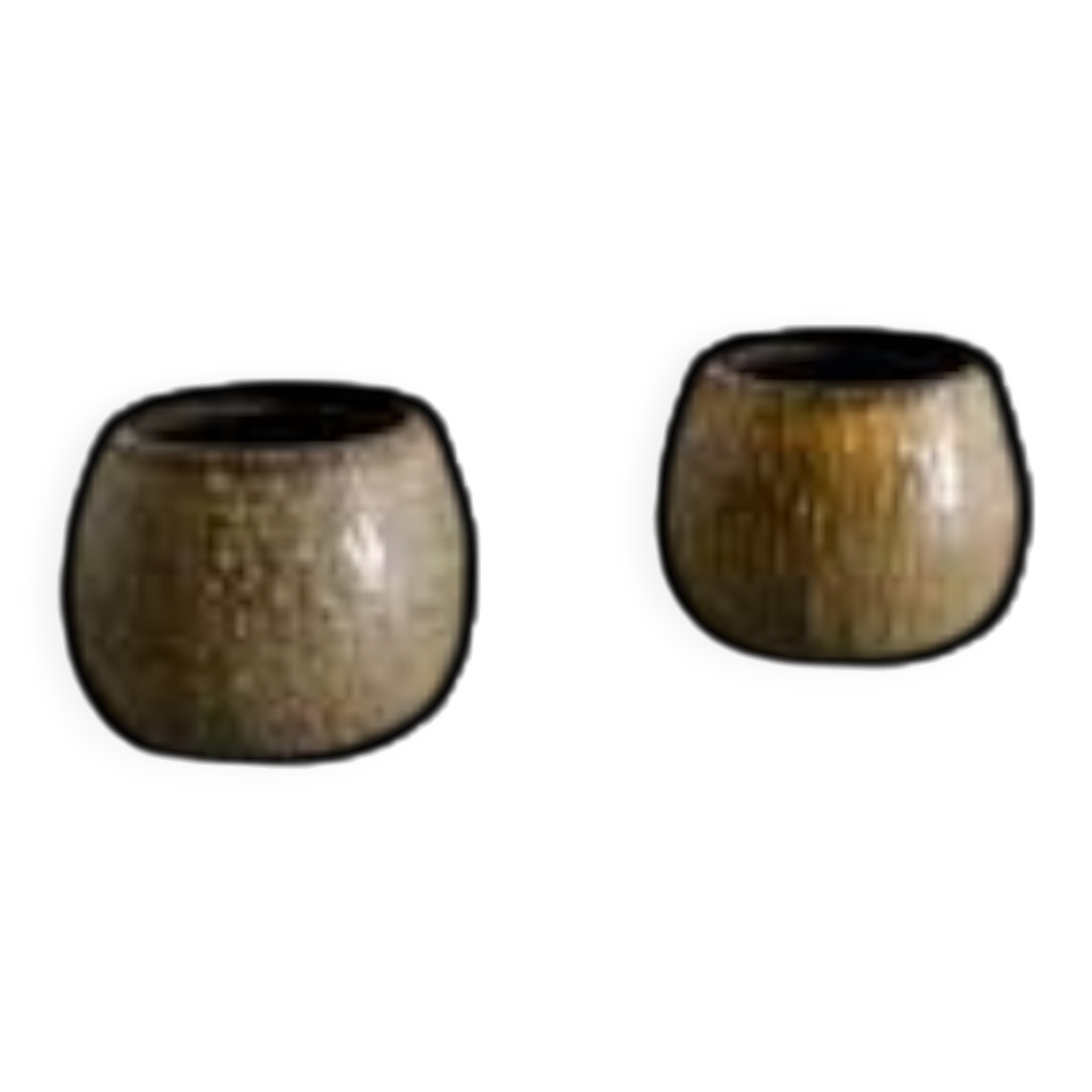 Pair of Swedish Mid Century Cermic Rubus Bowls by Gunnar Nylund,  1950s