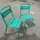 Two vintage garden chairs