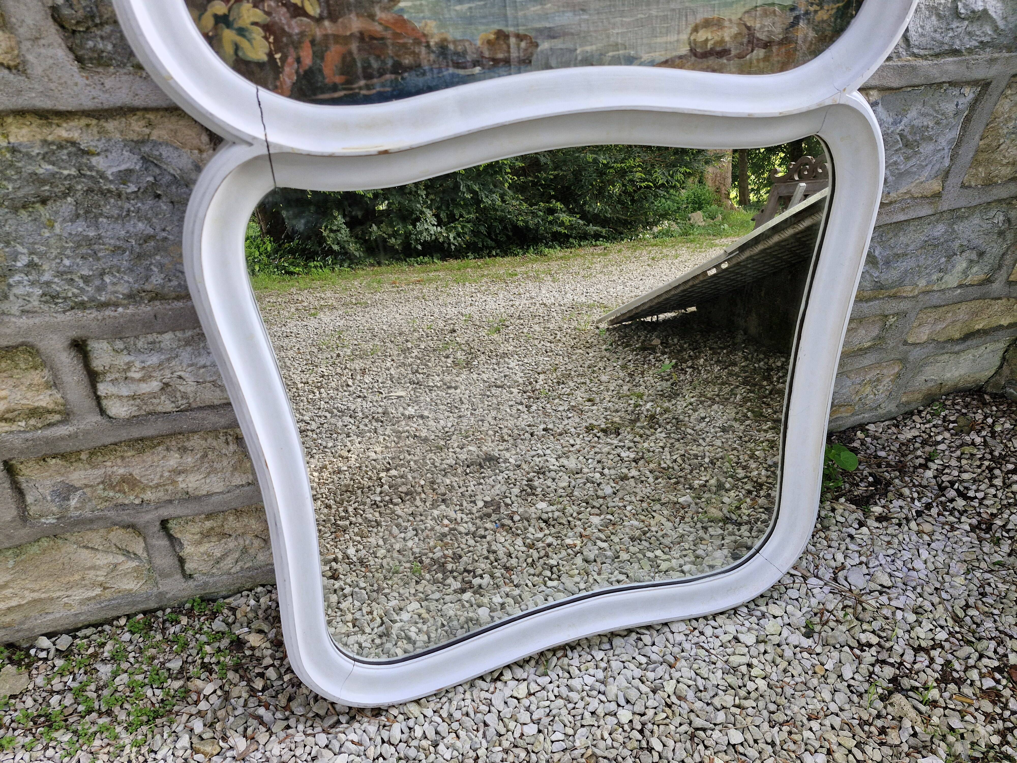 Old patinated trumeau