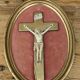 Médaillon crucifixion vintage