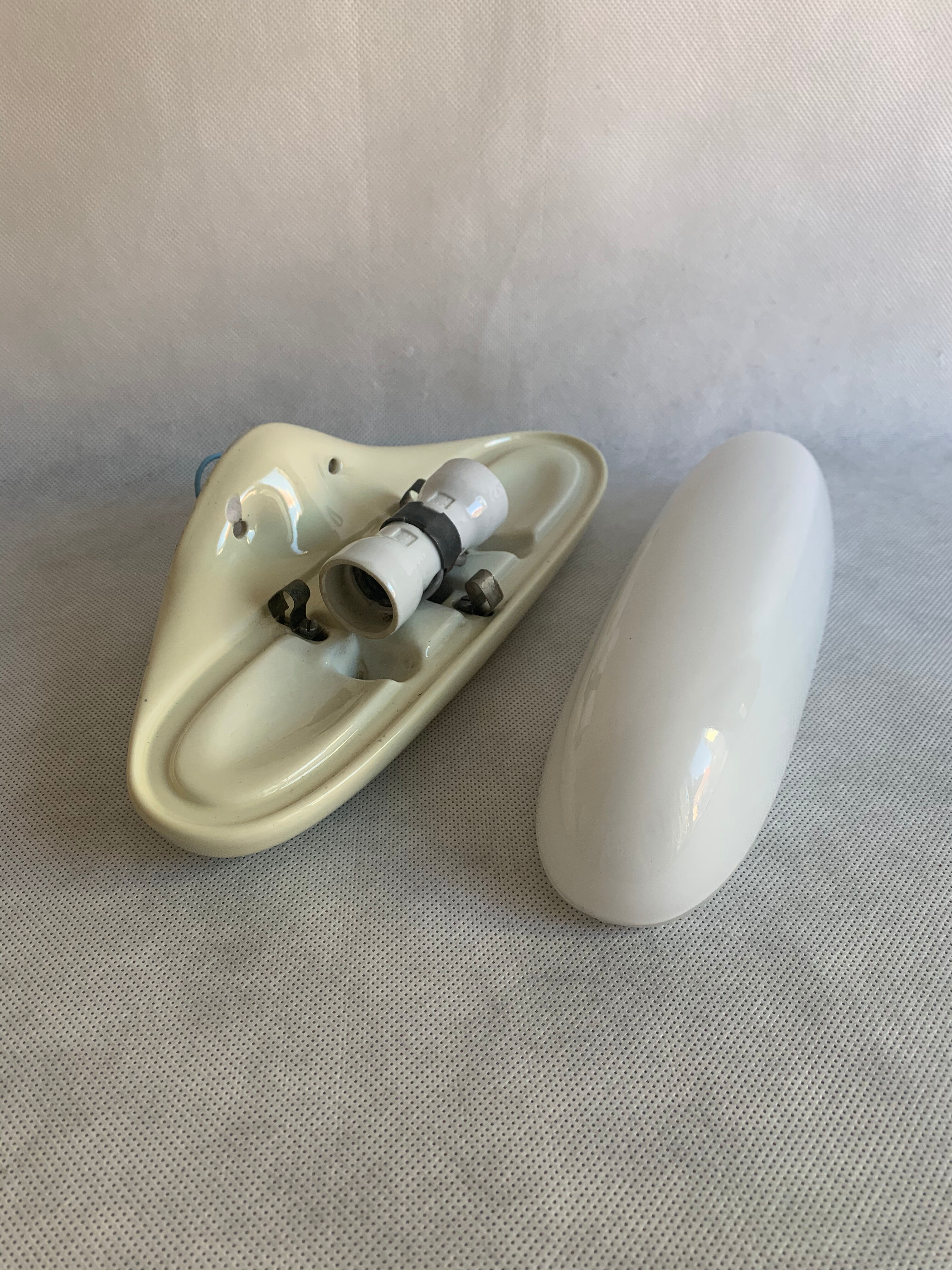 Mid-century swedish ceramic wall light