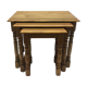 Set of 3 nesting rustic tables