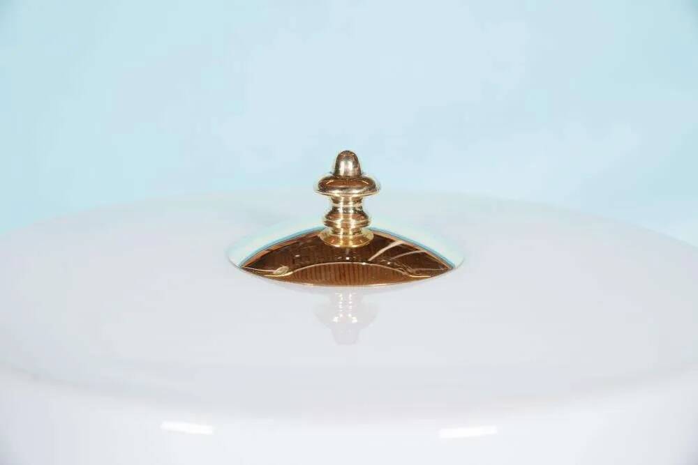 Vintage brass table lamp in Hollywood Regency style from the 50s/60s.