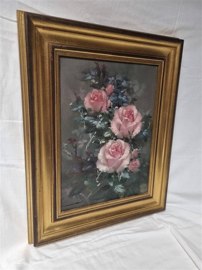 Tableau bouquet de roses