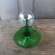 Verres à vin d'Alsace pied vert vintage